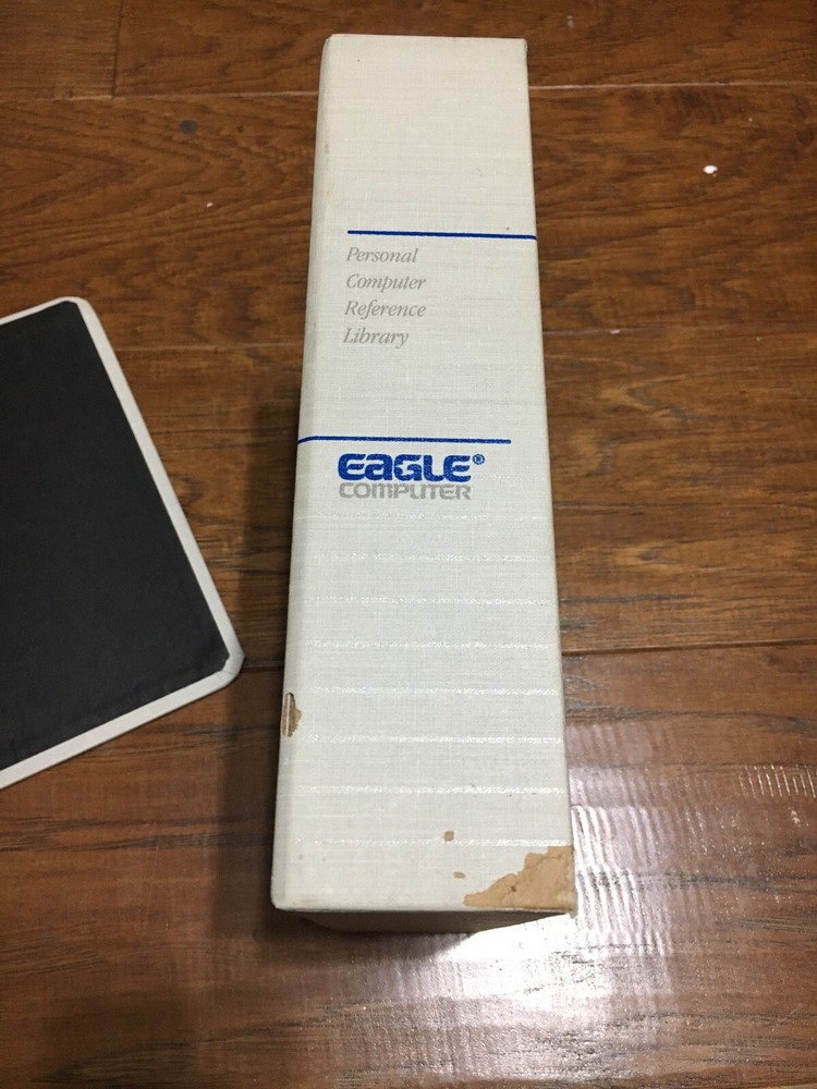 VINTAGE EAGLE COMPUTER LIBRARY EMPTY SOFTWARE MEDIA BINDER EAGLE NET 1