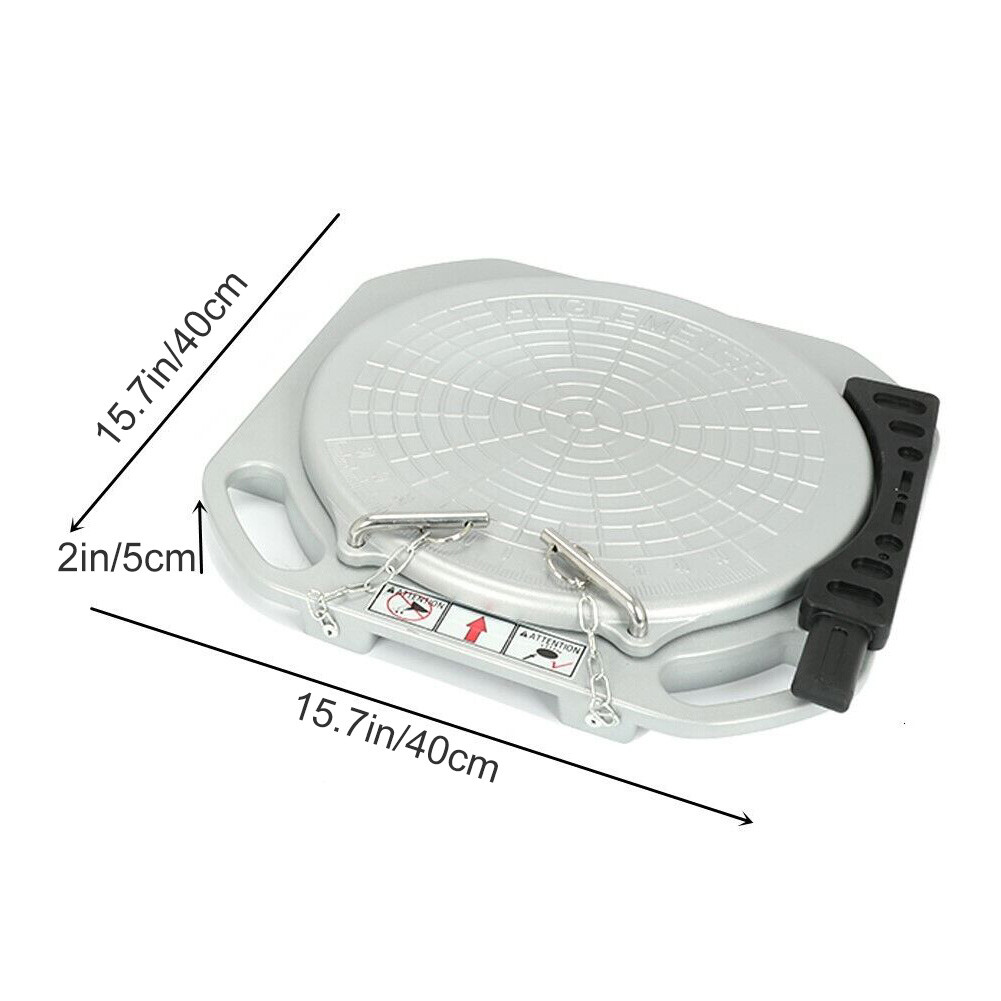 2PCS Durable Car Front End Wheel Alignment Tool Turntable Alignment Turn Plates