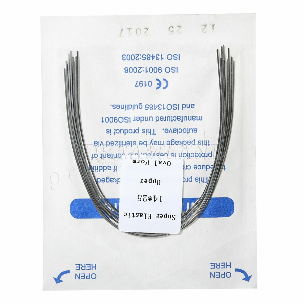 10 Packs Dent Orthodontic Arch Wire Rectangular Niti Super Elastic Upper/Lower