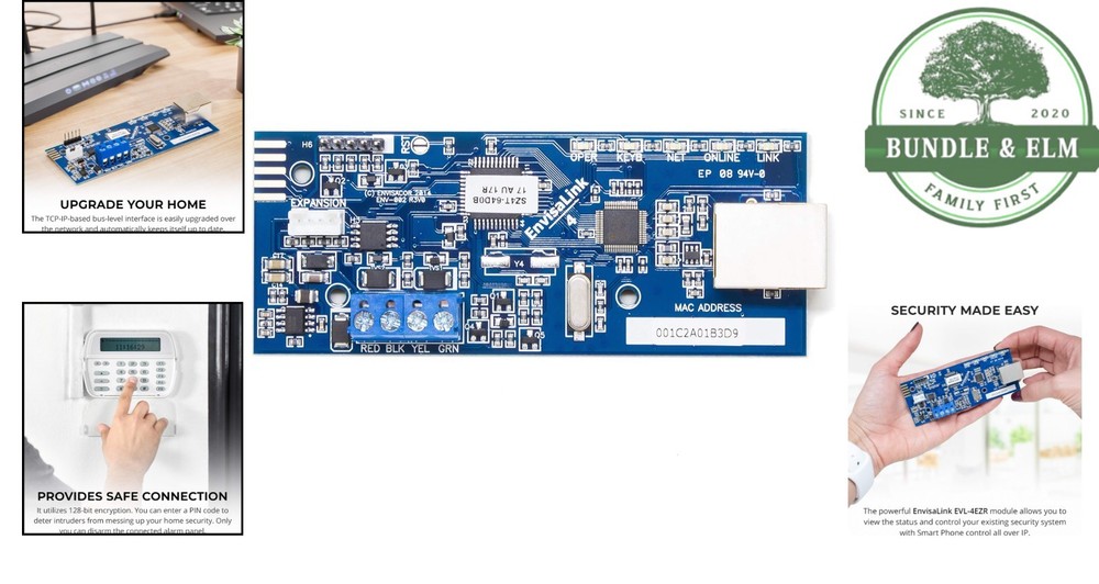 Security Interface Module for DSC and Honeywell Systems with Remote Control