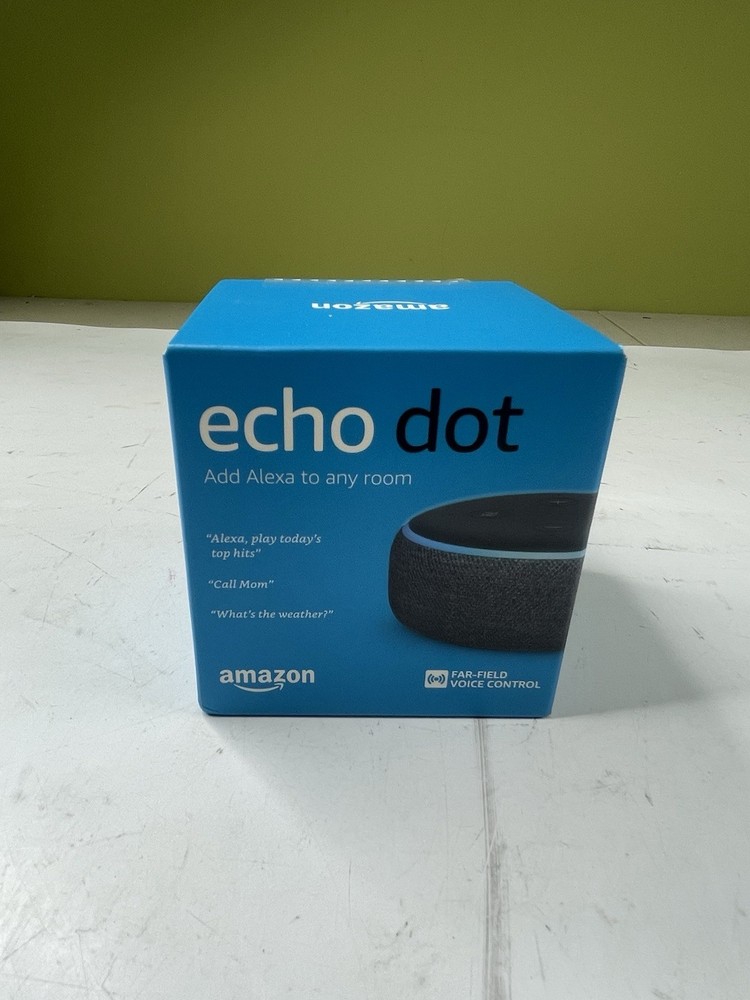 Amazon Echo Dot (3rd Generation) Smart Speaker - Charcoal New Sealed