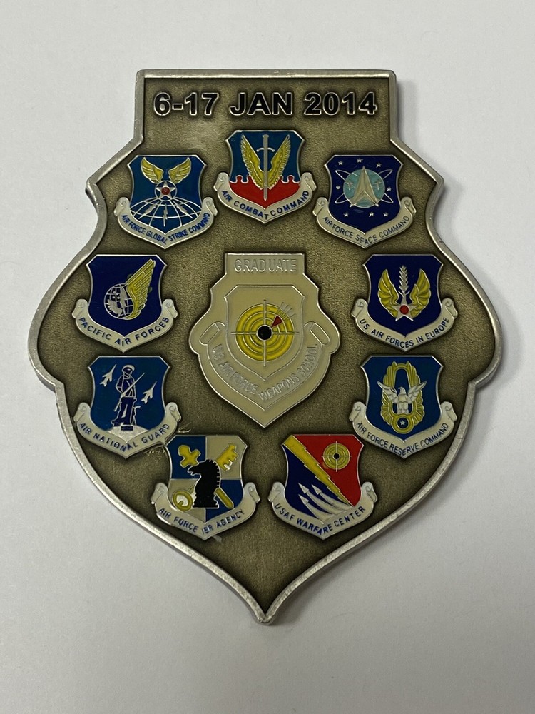 WEPTAC Tactical Focus On CAF Core Functions US Air Force Weapons Challenge Coin