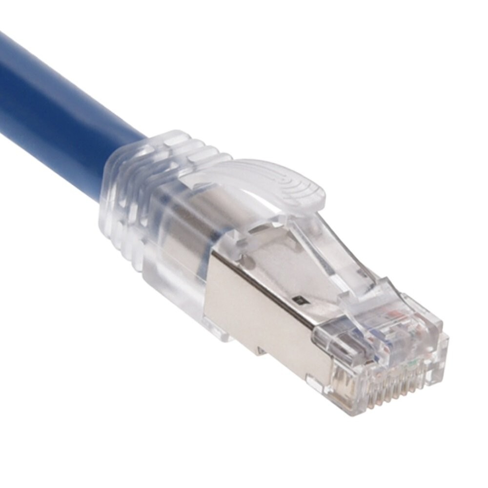 100x CAT8 Shielded RJ45 Plug Network Ethernet Cable Connector End w/Clear Boot
