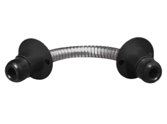 Command Access CDL-BLK Concealed Door Loop, Press Fit, No Wires, Black Anod Cap