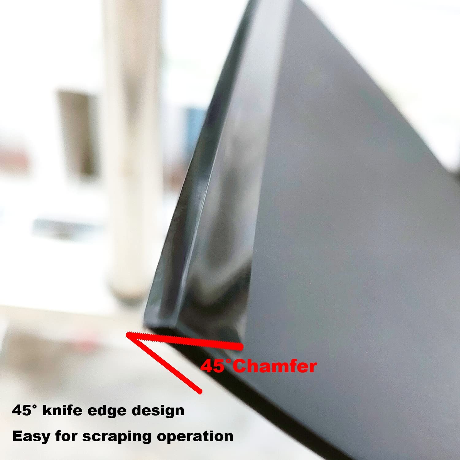 6 Pack Putty Knife, Flexible Plastic Paint Scraper Tool for Spackling,Putty K...