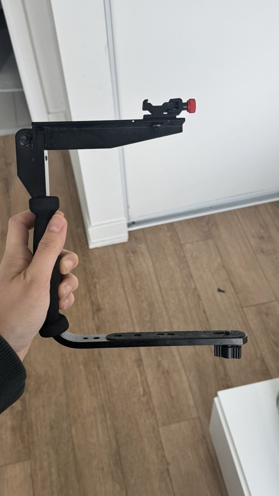 Stroboframe Quick Flip Flash Bracket – Adjustable Arm with Foam Grip