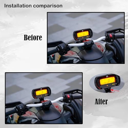 Aluminum 2" Adjustable Handlebar Riser Compatible Ryker 600/900 Gauge Riser