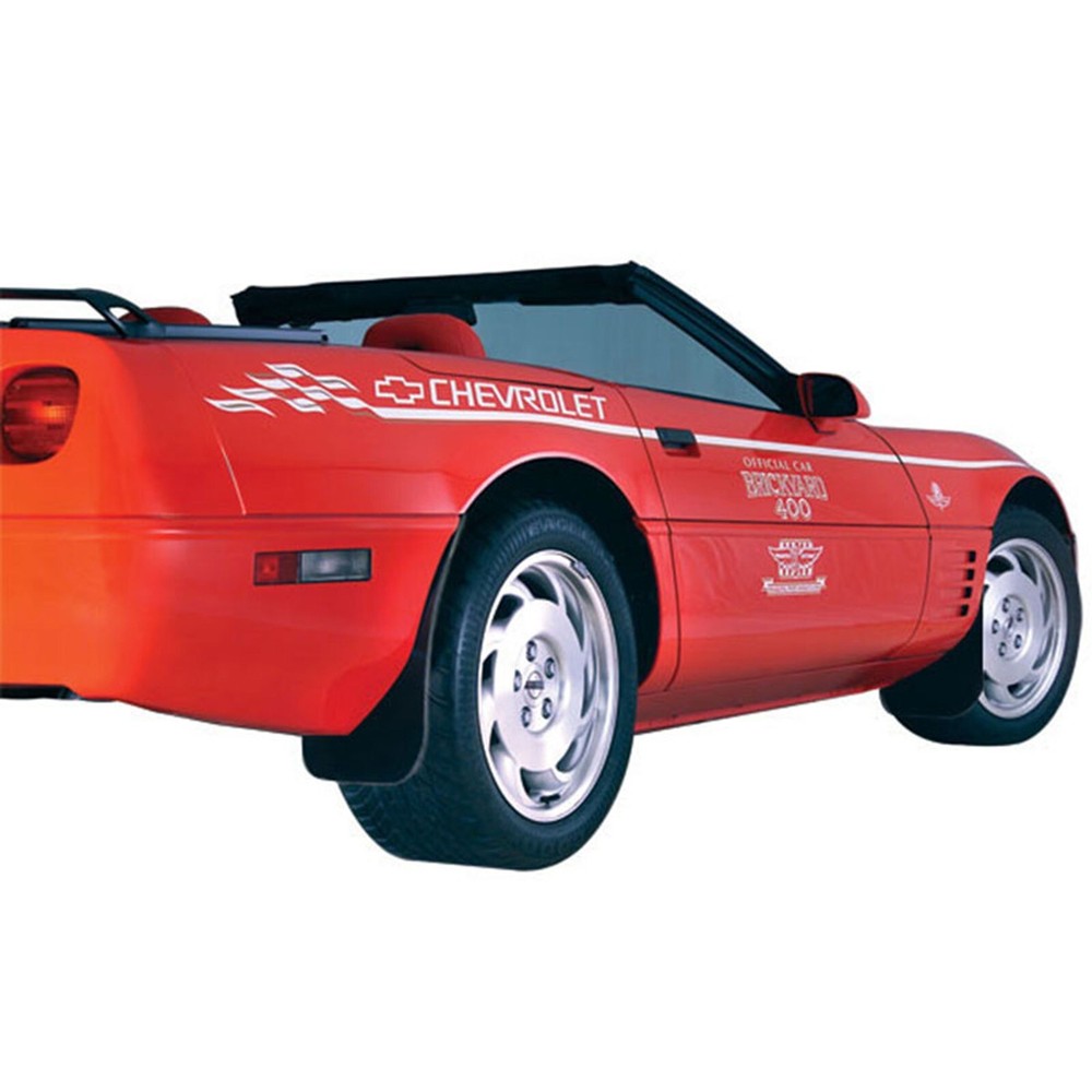Mud Flaps for 1984-1996 Corvette Splash Guards ABS Front and Rear
