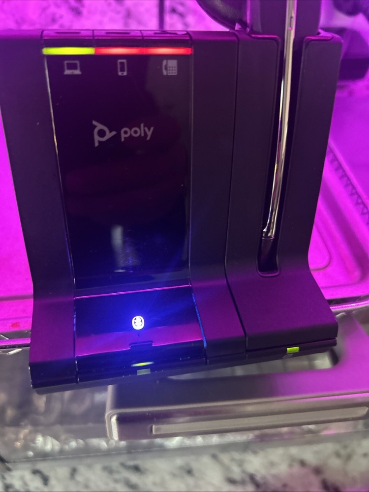 Poly W8200B Skype USB Plantronics Wireless Mono Headset WH500 Complete System