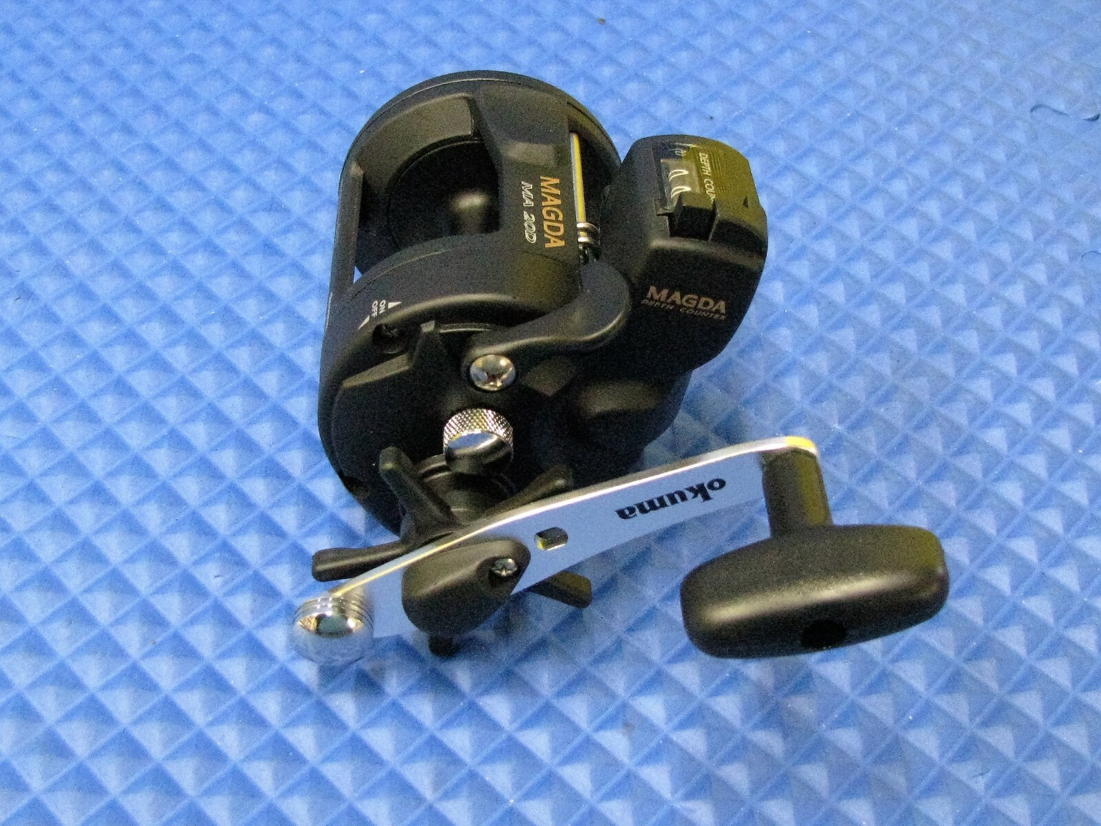 Okuma 7' 0" Line Counter Trolling Black Combo CP-LC-70 / MA20D 4 PACK!