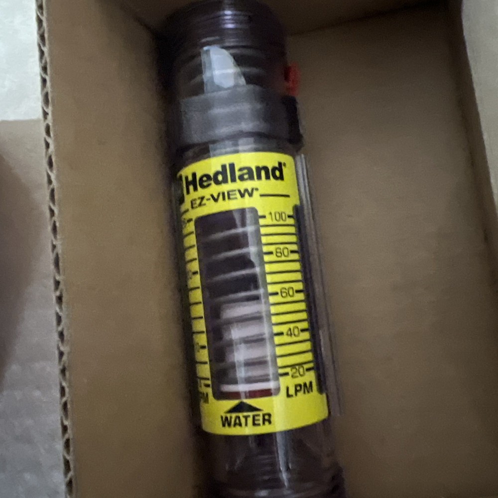 Hedland 4NNF8 Ez-view Variable Area Flow Meter 4-28gpm Nos Surplus