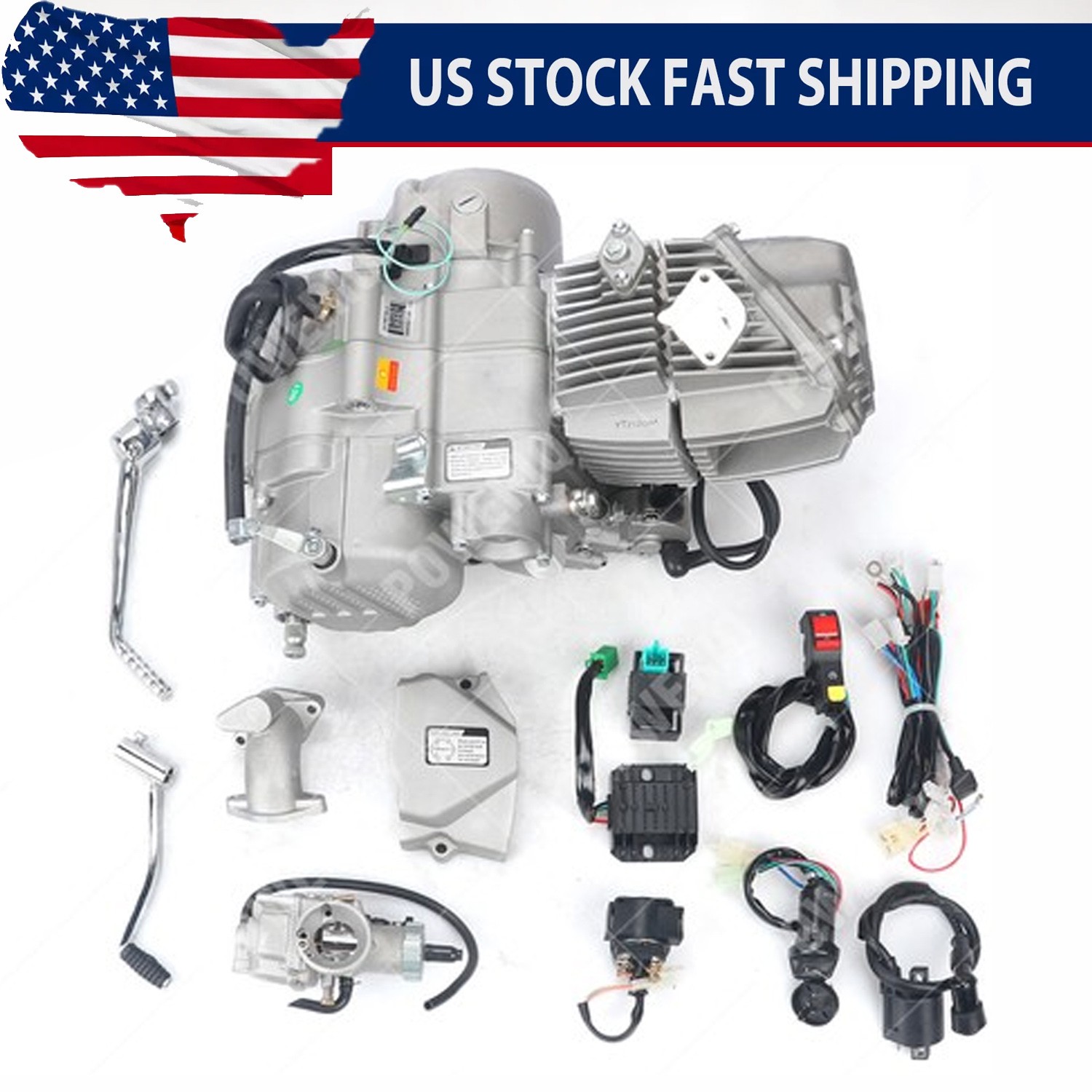 Engine for Zongshen 212CC,ZS 212CC Better Than Daytona 190CC Engine USA STOCK