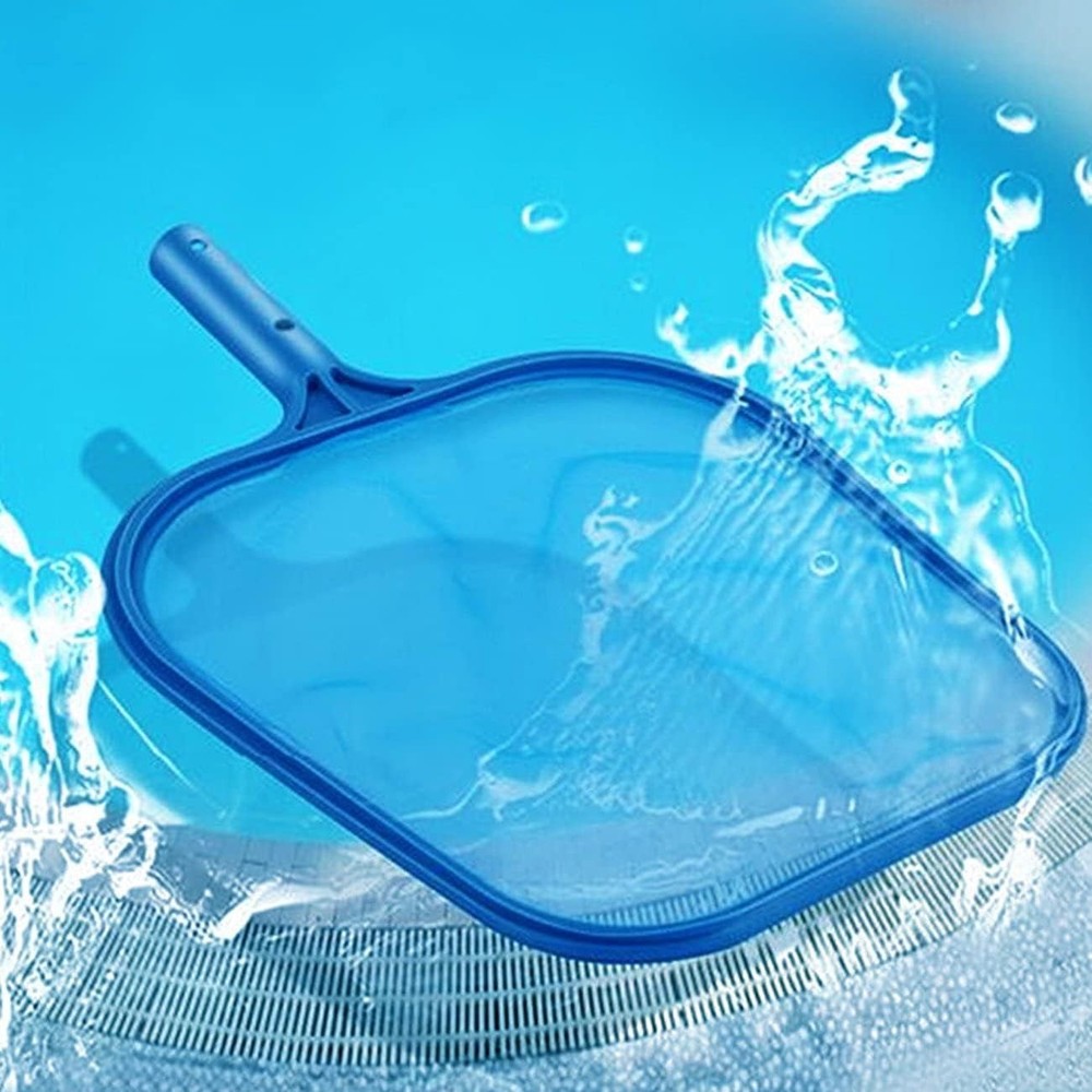 Lightweight Pool Leaf Rake: Durable Fine Mesh Skimmer Net for All Pools