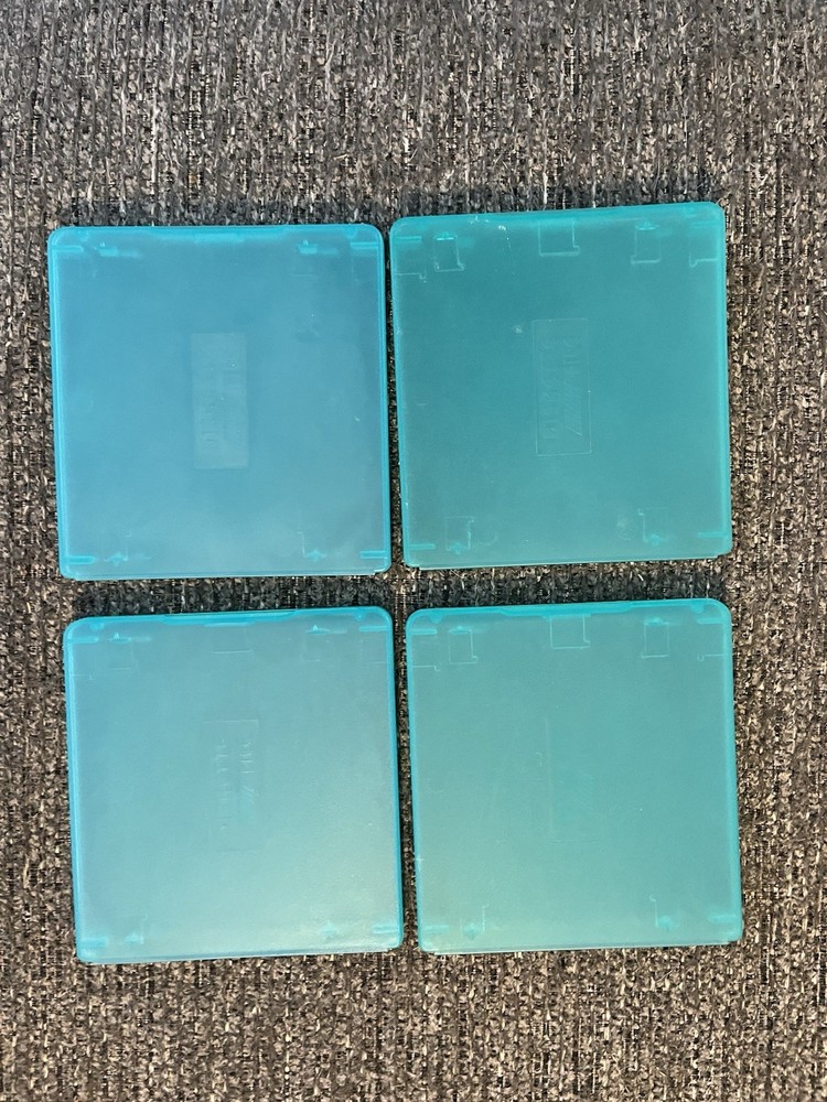 Vintage Green Plastic 3.5” Diskette Cases