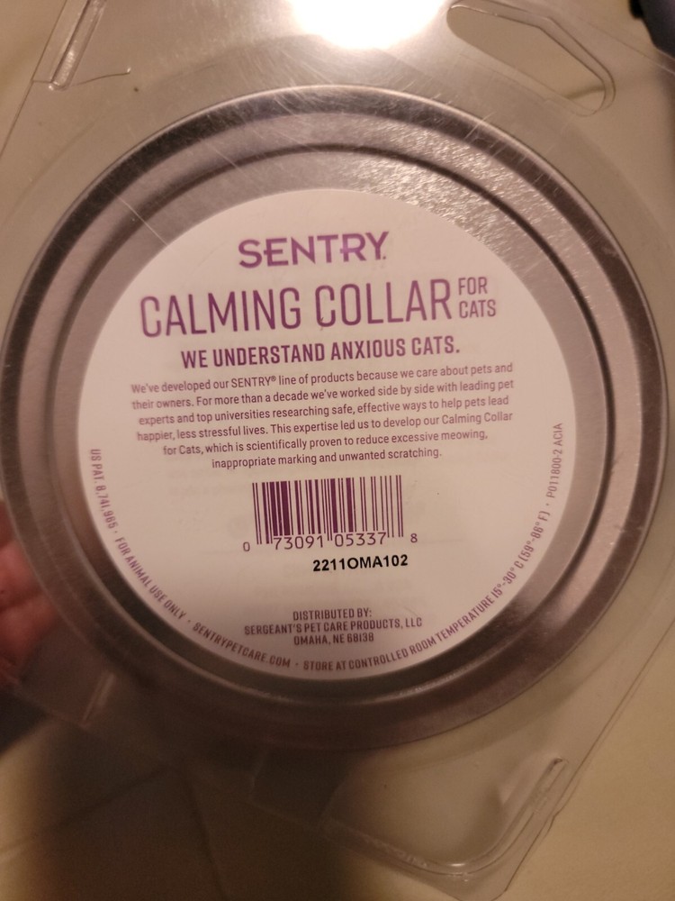 Sentry Cats Behavior and Calming Collar
