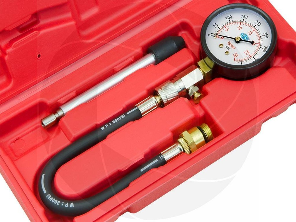 M14 & M18 Compression PSI Tester Gauge Set Engine Diagnostic Cylinder Spark Plug