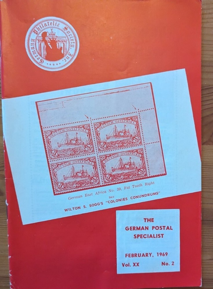 Vintage German Postal Specialist Feb 1969 Shield Issues Cancels German PO Japan