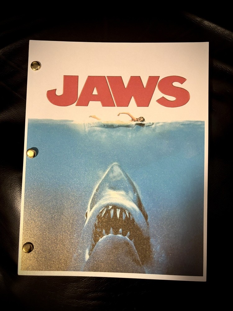 Universal™ JAWS (1975) Rare Script STEVEN SPIELBERG Original Screenplay