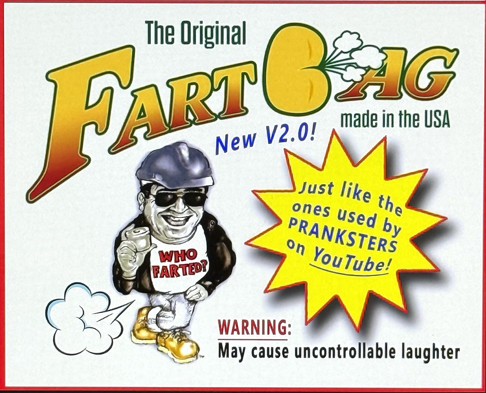 Original FartBag Noise Maker V2.0 (better than “The Pooter” or “Pooter Tooter”)