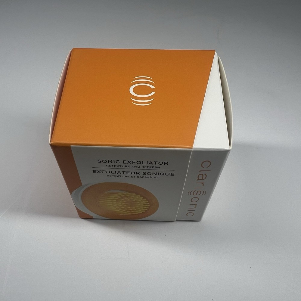 Clarisonic Sonic Exfoliator Retexture Refresh Replacement Brush Head Orange New