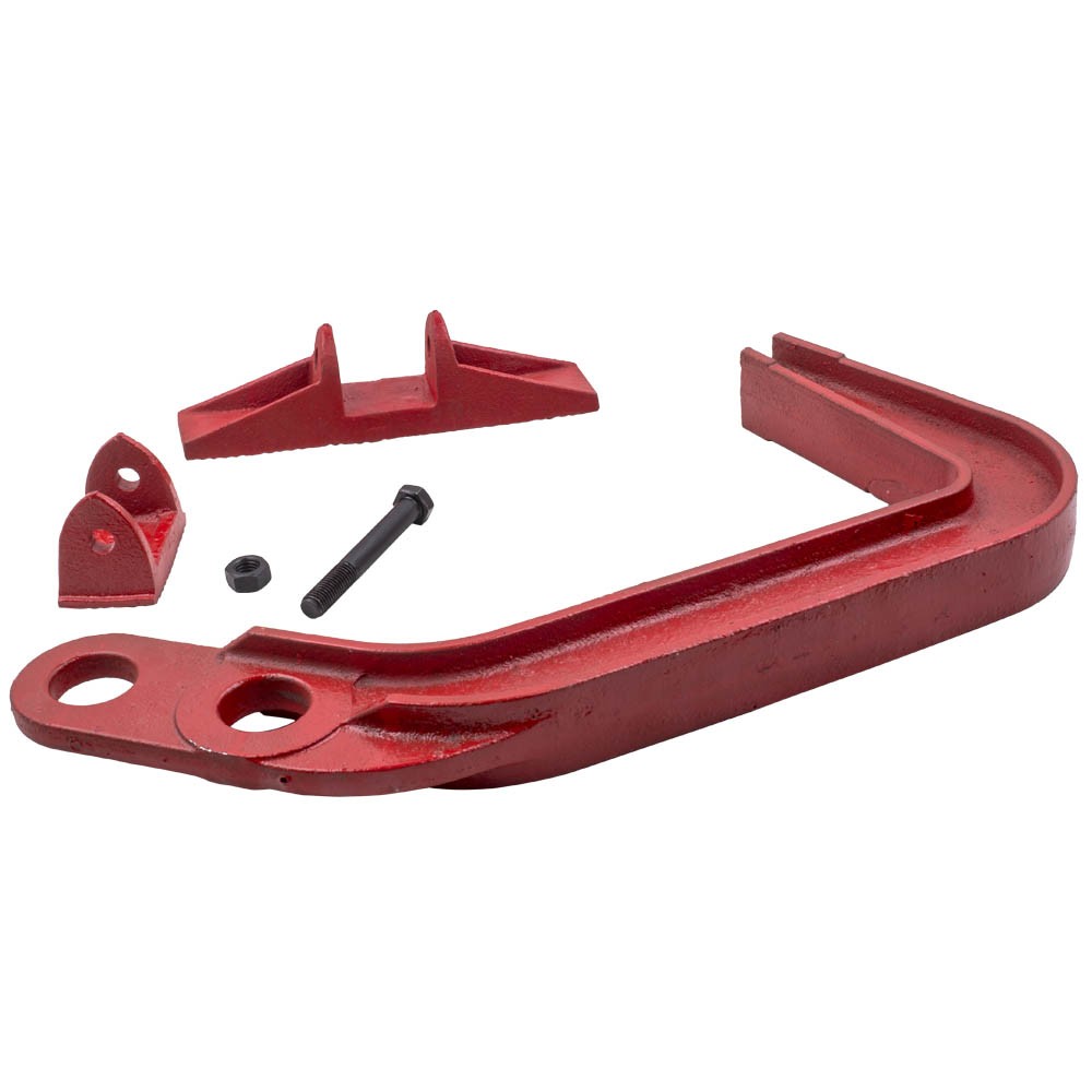 6 TON Auto Body Frame Jumbo Deep Hook Clamp Hook Up Chassis Dent Puller set 19"
