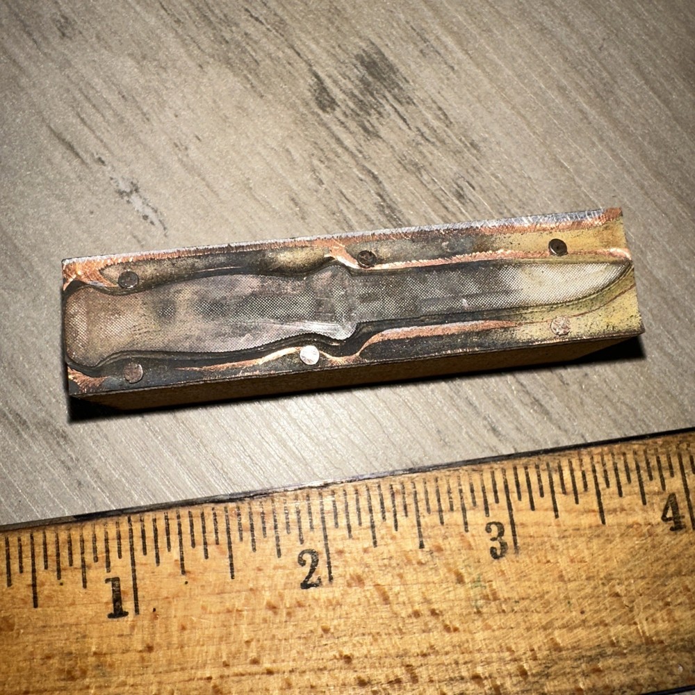 Printing Block “ Fixed Blade Knife “