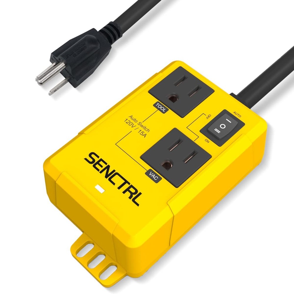 Automatic Vacuum Switch Allow Power Tool/Table Saw to Turn Vac Cleaner/Access...