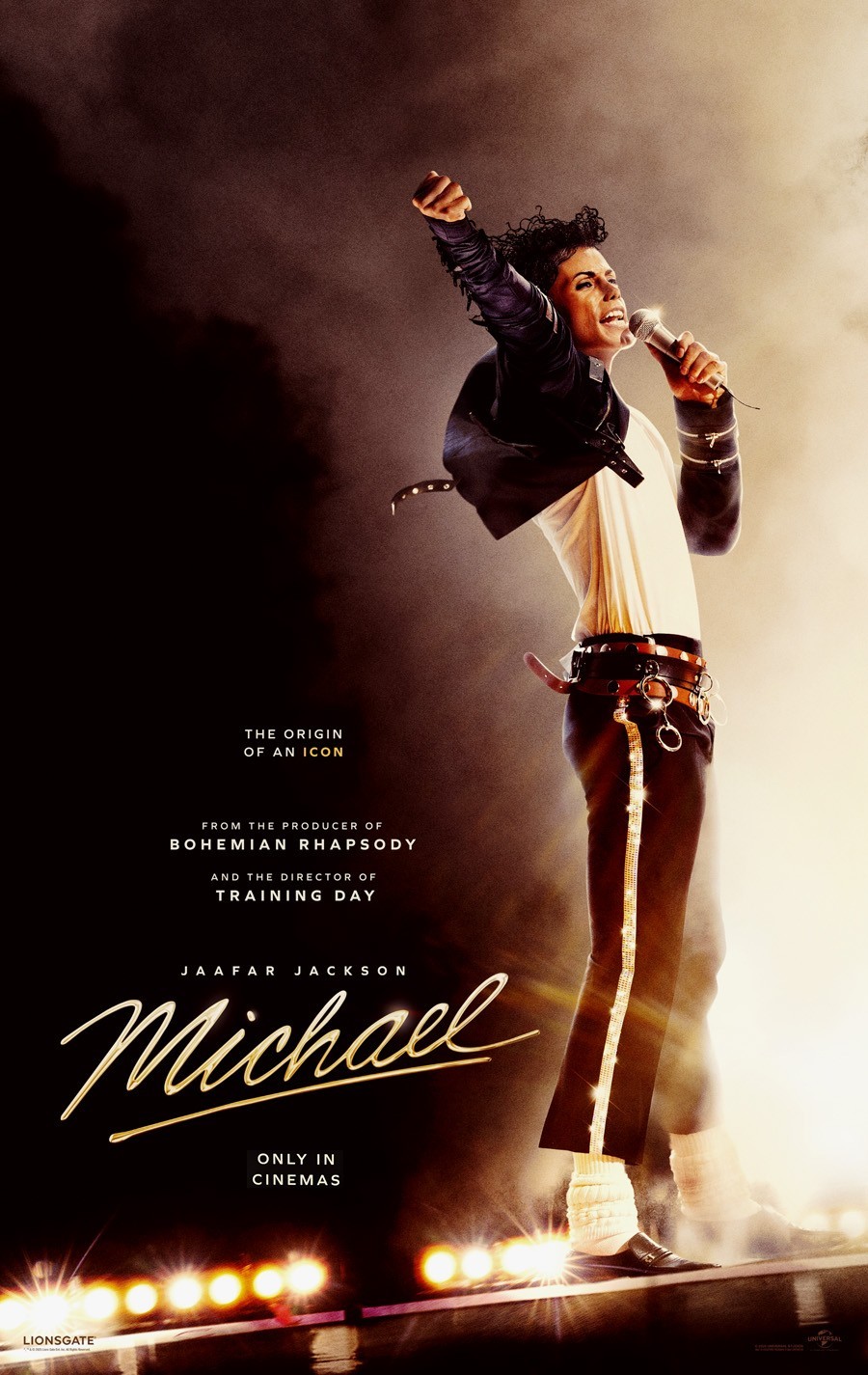 MICHAEL MOVIE POSTER 2 Sided ORIGINAL INTL 27x40 ANTOINE FUQUA JAAFAR JACKSON