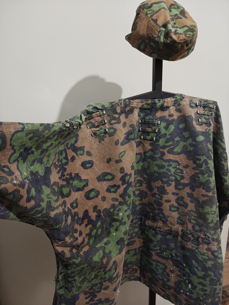 WW2 GERMAN ELITE CAMO SMOCK + CAMO HAT