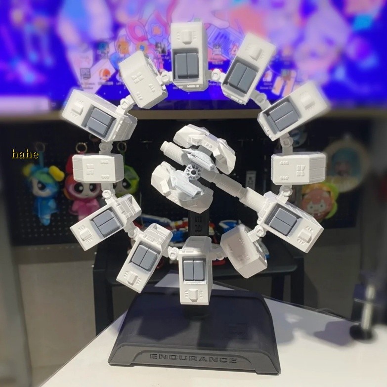 Interstellar Endurance Space Station Rotatable Model Ornament 3D Printed Model