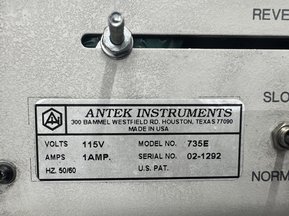 ANTEK INSTRUMENTS SAMPLE DRIVE, MODEL 735