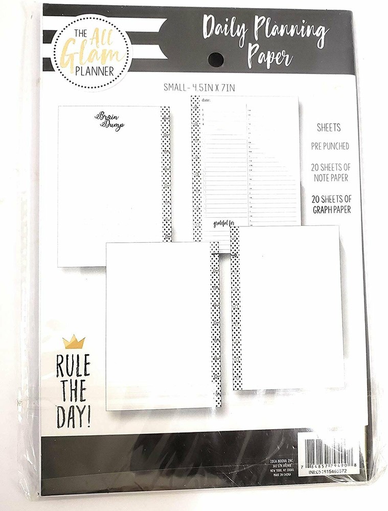 Daily Planning Paper