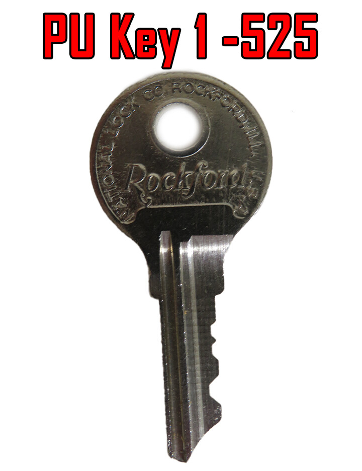 PU key cut to code for Cavalier Coca Cola machine  - you select the code needed