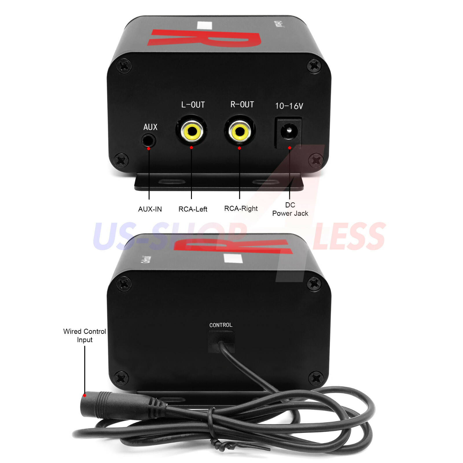 Bluetooth Amp ATV Waterproof Motorcycle Stereo Speaker Audio Music Radio System