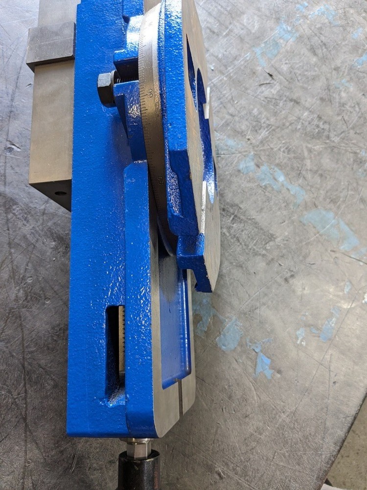 Unbranded Machine Vise: 6″ Jaw Width Horizontal Swivel Base