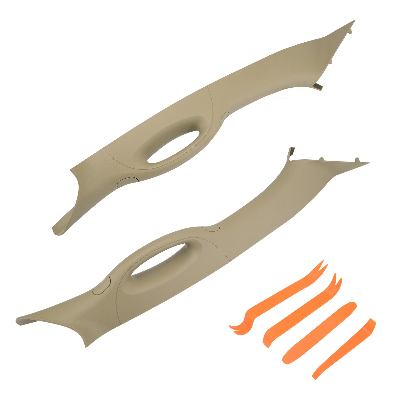 A Pillar Interior Trim Grab Handle Left&Right For 04-08 Ford F-150 Lincoln Beige