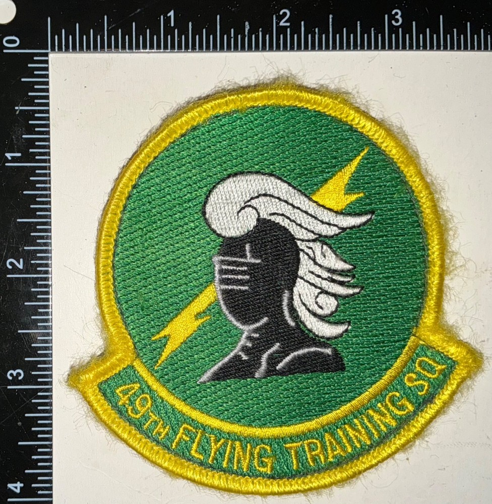 USAF US Air Force 49th Flying Training Squadron HOOK & LOOP Patch