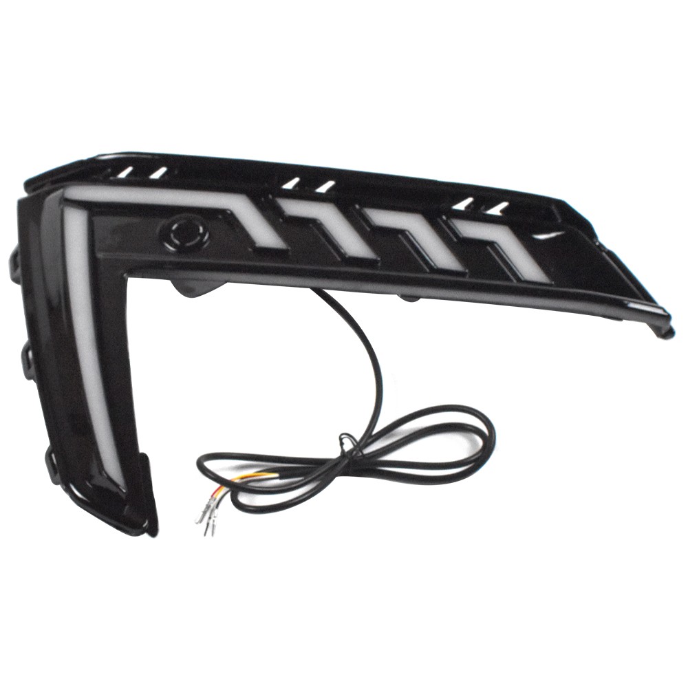 Pair For Honda CR-V CRV 2023-2025 LED DRL Fog Light Turn Signal With Sensor Hole