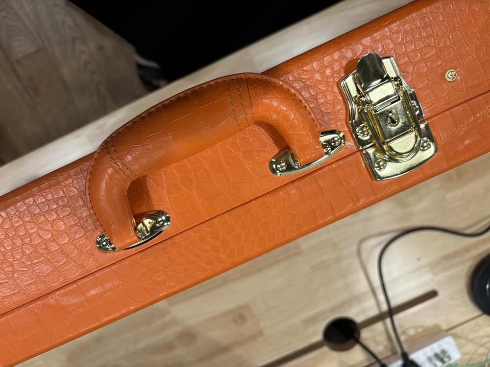 39" Electric Guitar Square Hard Shell Case (Orange)