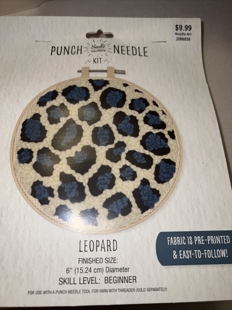 Needle Creations Punch Needle Kit “Leopard”