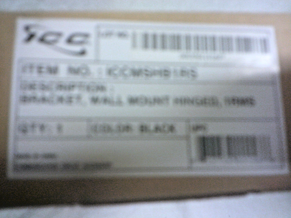 ICC wall mount bracket 1 RMS