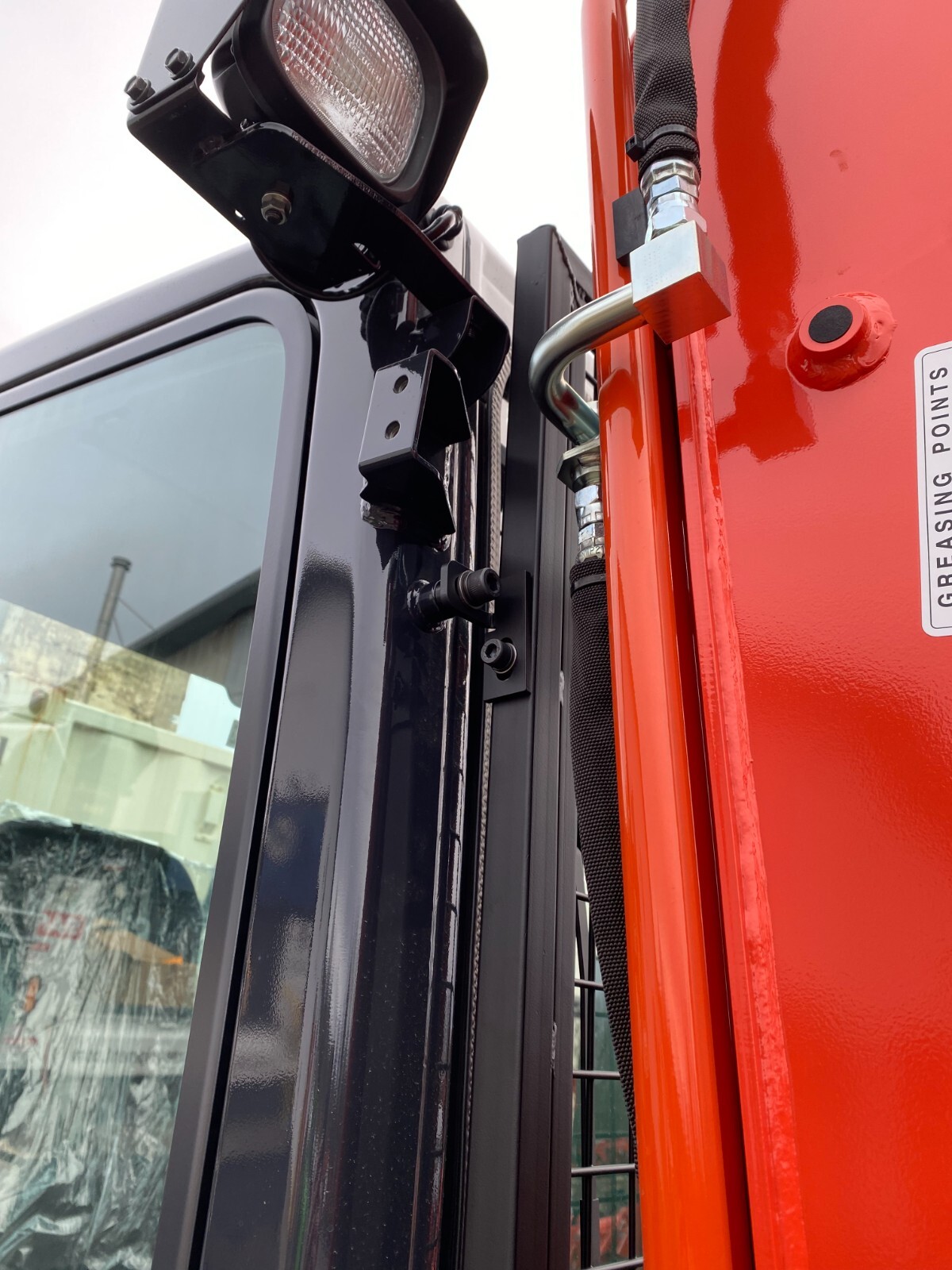 Ahearn Kubota Excavator Debris Screen with hardware. KX057-4, U55-5, KX040-4 +