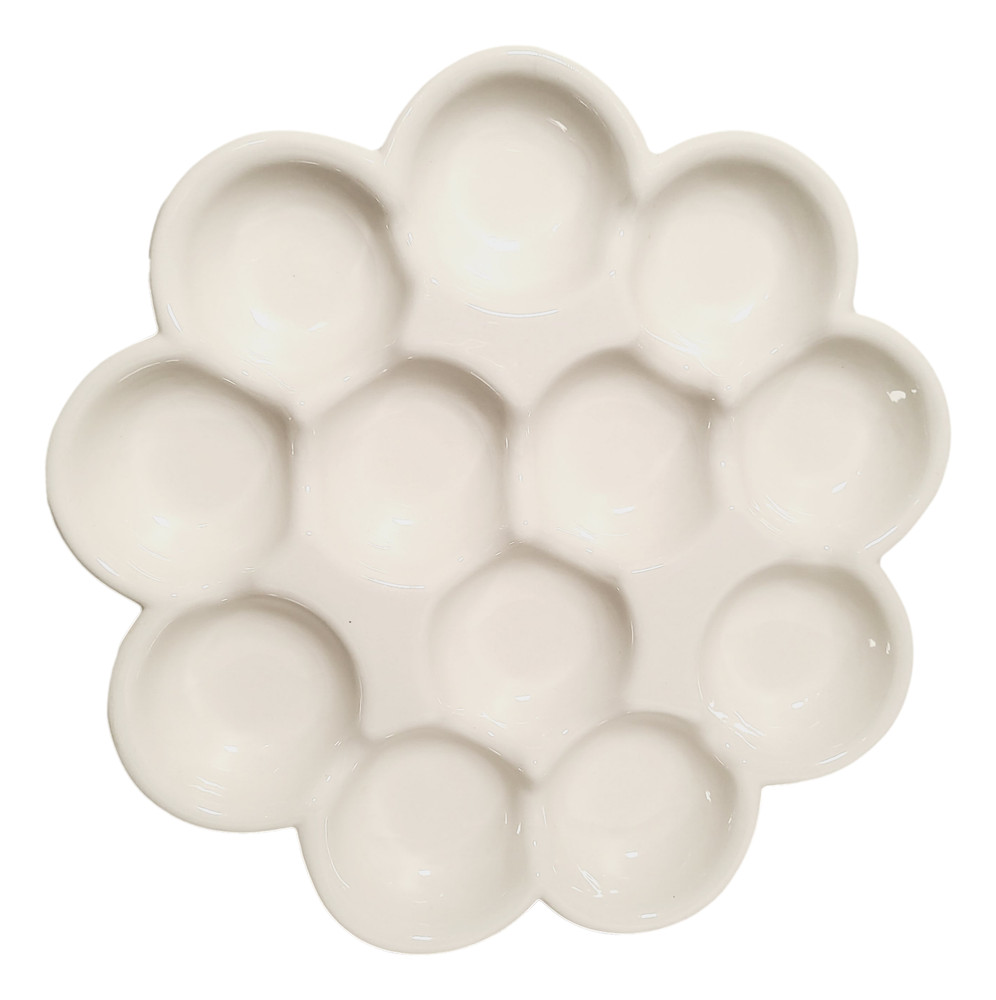 White Egg Platter Serving Dish Ceramic 13.25" Versatile Tableware Serveware Bowl