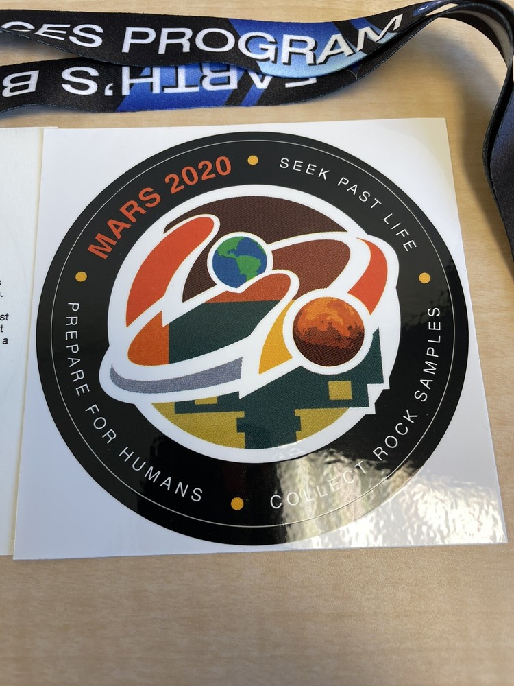 NASA Launch Services Program OFFICIAL Patch Lanyard Decal LOT MARS 2020 💫