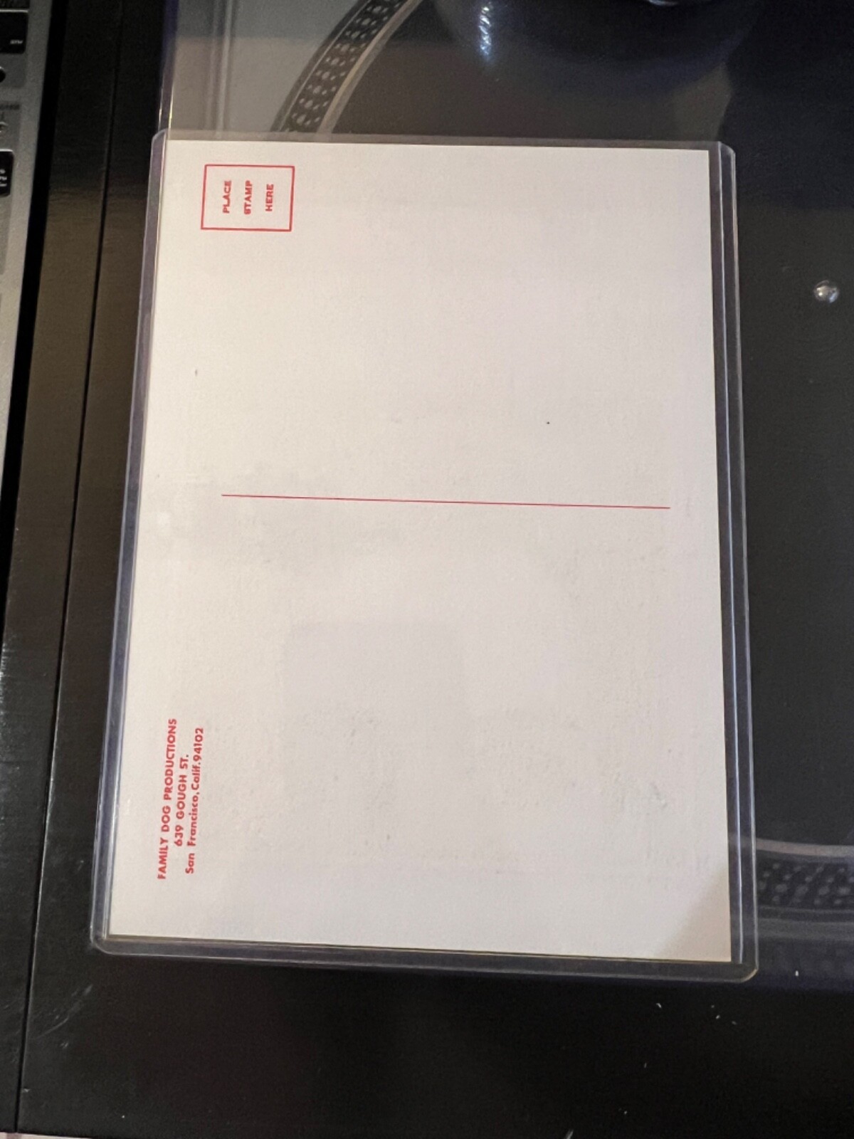 The Doors Sparrow 1967 FD50 Postcard Victor Moscoso Avalon Ballroom