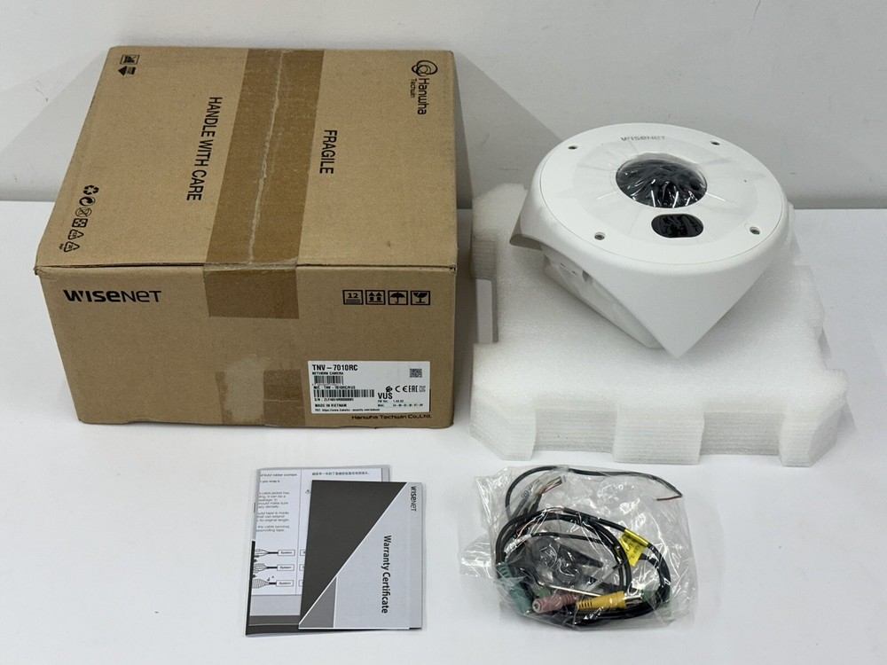 Hanwha Techwin TNV-7010RC 3MP IP Corner Mount Security Camera
