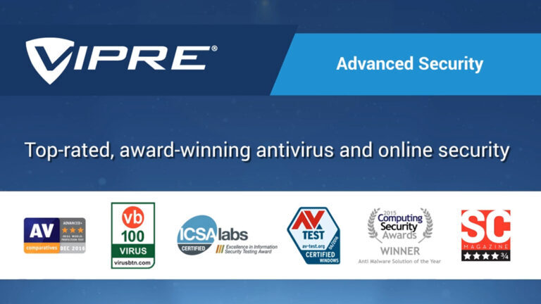 Vipre Antivirus Advanced Security 3 PC for Win , 1 Year