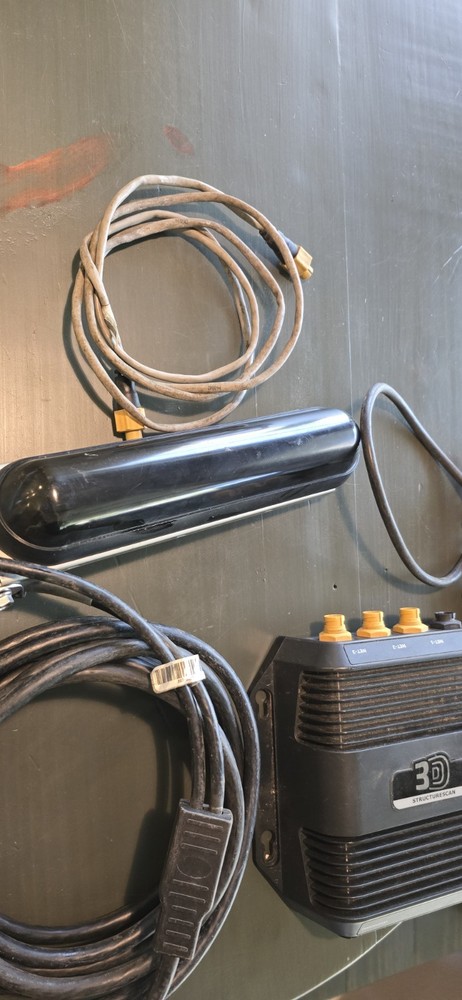 Lowrance/Simrad Structure Scan 3D Transducer + Module w/ Cords. Excellent