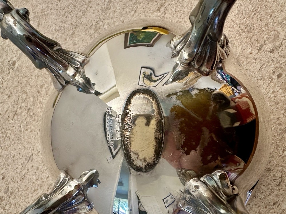 Vintage Reed & Barton Winthrop Silverplate Tea Coffee Service Set 5 Piece Tray