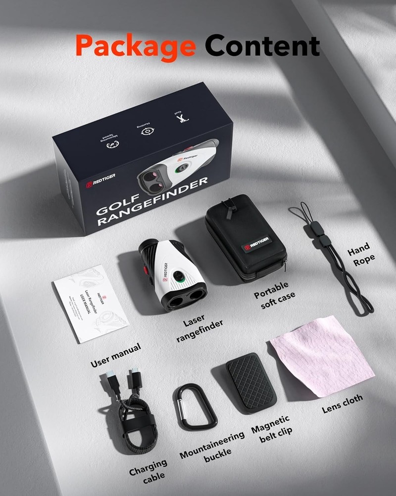 Advanced Golf Laser Rangefinder 1200 Yards USB-C Charging